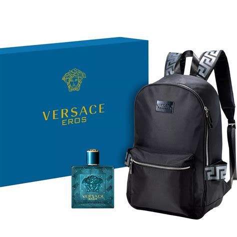 versace eros women's gift set|Versace Eros backpack set.